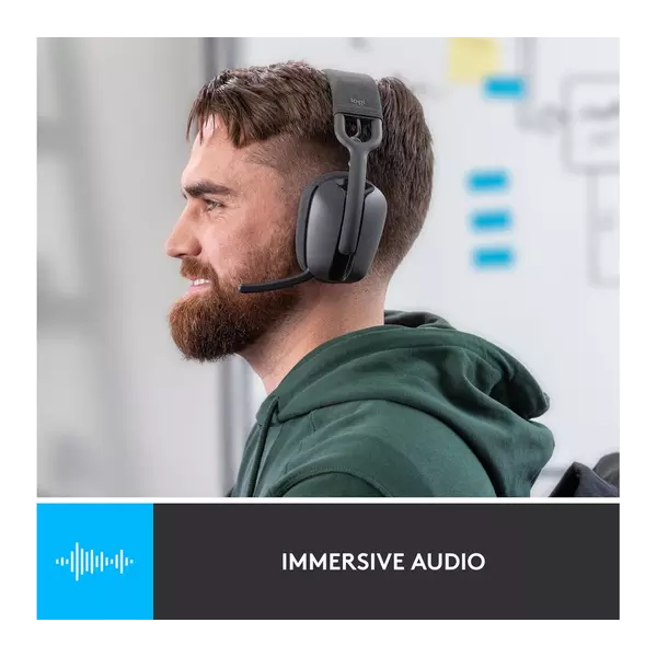 LOGITECH Zone Vibe 100 Wireless Headset [Graphite] - 4