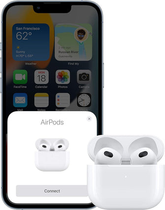 Apple AirPods With Lightning Charging Case (3rd Generation) - White - 6