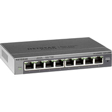 NETGEAR GS108E 8-Port Ethernet Plus Switch, Gigabit Switch with Desktop or Wall Mounting Options and Limited Lifetime Support - 1