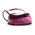 Philips PerfectCare Compact Steam Generator - 2400W, 400g Steam Boost, 6.5 Bar Pressure, OptimalTEMP Technology, 1.5L Tank, Burgundy/White (GC7842/46) - 1