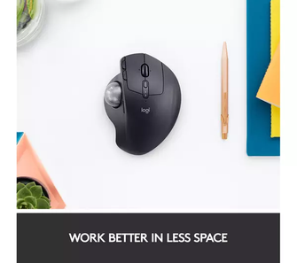 Logitech MX Ergo Wireless Trackball Mouse, Bluetooth Or 2.4GHz with Unifying USB-Receiver, Adjustable Trackball Angle, Precision Scroll-Wheel, USB-C Charging Battery, PC/ Mac/ iPad OS - Black - 7
