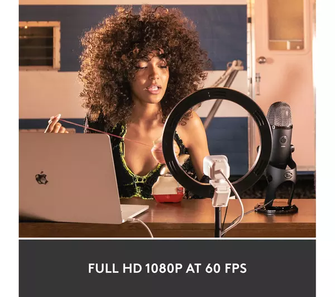 Logitech StreamCam – Live Streaming Webcam for Youtube and Twitch, Full 1080p HD 60fps, USB-C Connection, AI-enabled Facial Tracking, Auto Focus, Vertical Video - OFF WHITE - 2