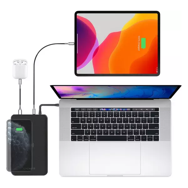 Cygnett ChargeUp Edge+ 27000mAh Wireless Power Bank [Black] - 5
