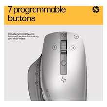 HP 930 Creator Mouse - 7 Programmable buttons, rechargeable, connect up to three devices with wireless or Bluetooth, fast charge, hyper-fast scroll whelver - 9