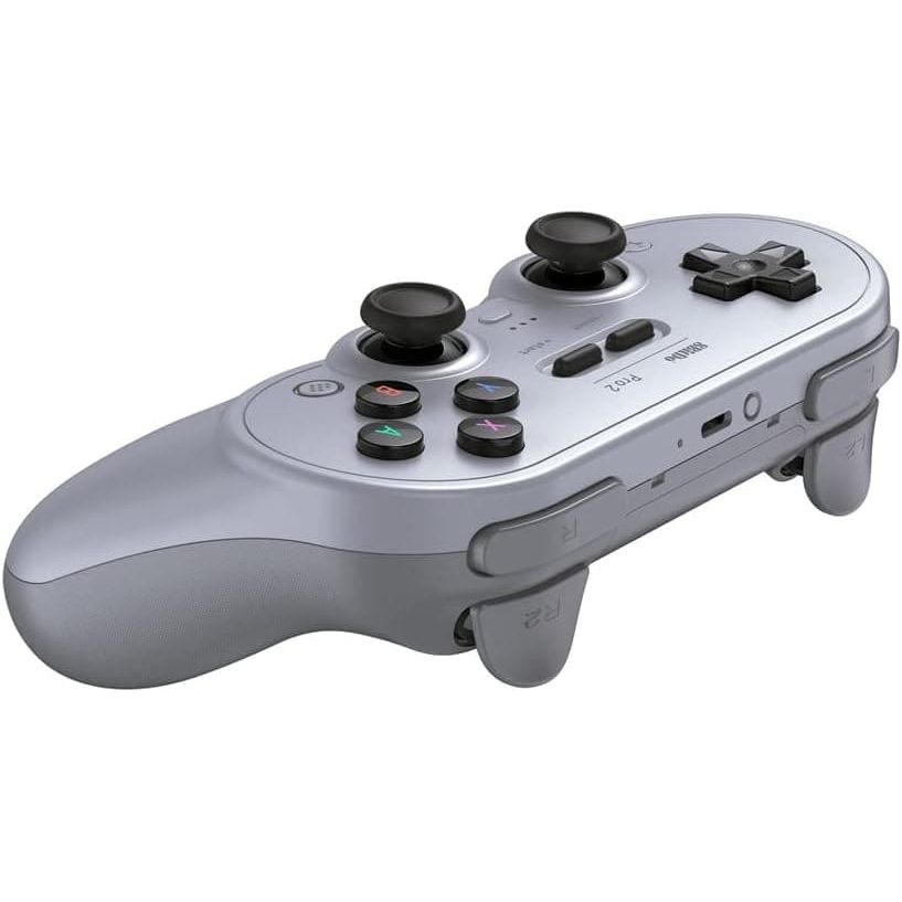 8Bitdo Pro 2 Bluetooth Controller for Switch, PC, macOS, Android, Steam & Raspberry Pi (Gray Edition) - 2