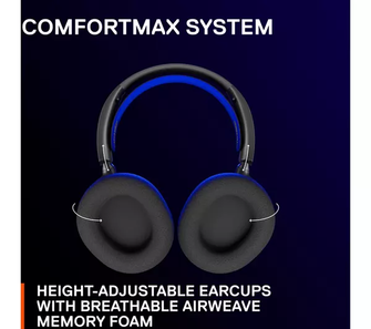 SteelSeries Arctis Nova 7P PS, PC, Switch Gaming Headset [Black & Blue] - 9