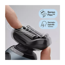 BRAUN Series 6 60-B1200S Wet & Dry Foil Shaver [Black & Blue] - 4