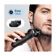BRAUN Series 6 60-B1200S Wet & Dry Foil Shaver [Black & Blue] - 7