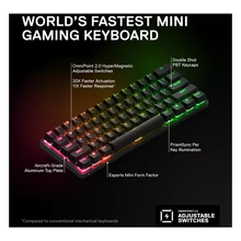STEELSERIES Apex Pro Mini Wireless Mechanical Gaming Keyboard (UK Layout) [Black] - 3