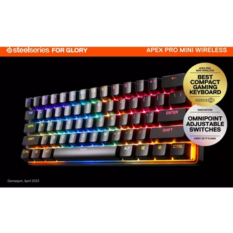 STEELSERIES Apex Pro Mini Wireless Mechanical Gaming Keyboard (UK Layout) [Black] - 8