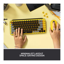 LOGITECH POP Keys Wireless Mechanical Keyboard [Blast Yellow] - 7