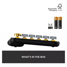 LOGITECH POP Keys Wireless Mechanical Keyboard [Blast Yellow] - 9