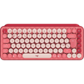 Logitech Pop Keys keyboard RF Wireless + Bluetooth QWERTY UK English Burgundy, Pink, Rose - 1