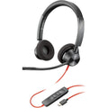 Blackwire 3320 USB-C (Poly) – Wired, Dual-Ear (Stereo) Headset with Boom Mic – USB-C to connect to your PC and/or Mac – Works with Teams, Zoom, & more - 1