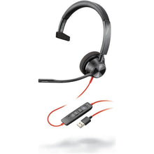 Plantronics - Blackwire 3310 USB-A (Poly) - Wired, Single Ear (Mono) Headset with Boom Mic - USB-A to connect to your PC and/or Mac - Works with Teams (Certified), Zoom & more - 1