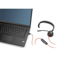Plantronics - Blackwire 3310 USB-A (Poly) - Wired, Single Ear (Mono) Headset with Boom Mic - USB-A to connect to your PC and/or Mac - Works with Teams (Certified), Zoom & more - 5