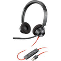 Plantronics – Blackwire 3320 USB-A (Poly) – Wired, Dual-Ear (Stereo) Headset with Boom Mic – USB-A to connect to your PC and/or Mac – Works with Teams, Zoom, & more - 1