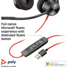 Plantronics – Blackwire 3320 USB-A (Poly) – Wired, Dual-Ear (Stereo) Headset with Boom Mic – USB-A to connect to your PC and/or Mac – Works with Teams, Zoom, & more - 6