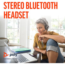 Poly - Voyager Focus 2 UC Bluetooth Headset + Charging Cradle (Plantronics) - Stereo headset with boom microphone, USB-A for PC/Mac - Active Noise Canceling - Works with Teams (Certified) , black - 3