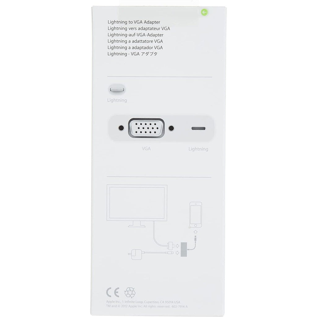 Apple Graphics Card Plug In Apple Lightning to VGA Adapter– Gadcet UK