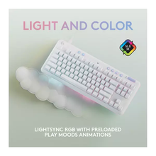 Logitech G G713 Wired Mechanical Gaming Keyboard with LIGHTSYNC RGB Lighting, Tactile Switches (GX Brown) and Keyboard Palm Rest, PC and Mac Compatible - White Mist - 2