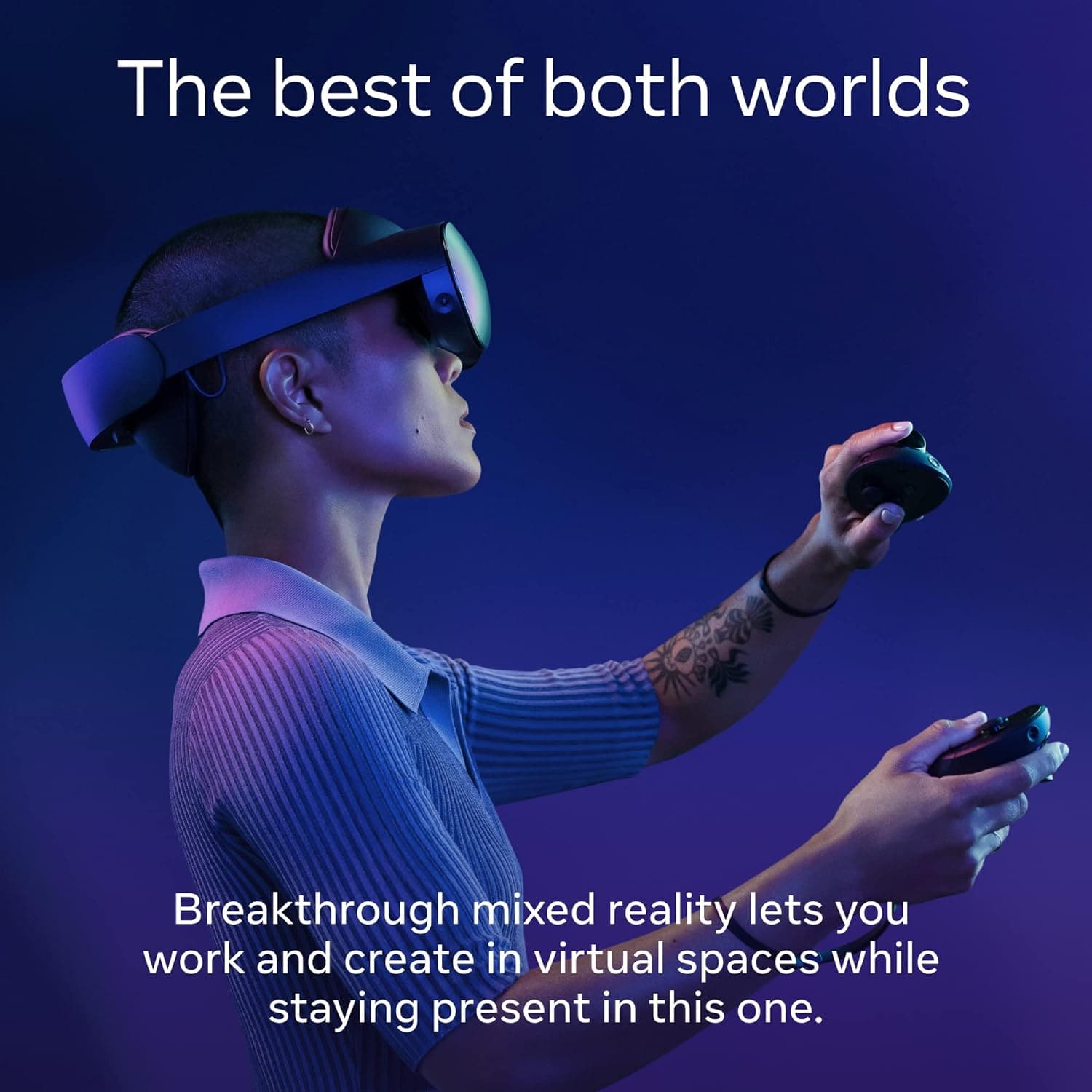 Meta Quest Pro [256GB] Advanced All-In-One VR/MR Headset - 3