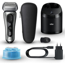 Braun Series 8 Electric Shaver for Men, 4+1 Shaving Elements & Precision Long Hair Trimmer, SmartCare Center, Wet & Dry Electric Razor with 60 Min. Runtime, Gifts for Men,8567cc, Silver - 6