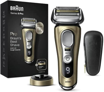 Braun 9 Pro Rechargeable Men's Electric Shaver - Gold - 1