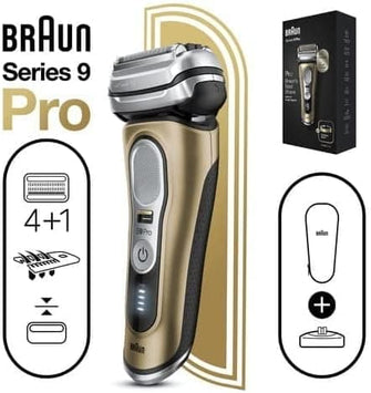 Braun 9 Pro Rechargeable Men's Electric Shaver - Gold - 3