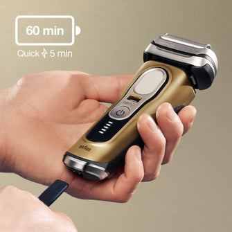 Braun 9 Pro Rechargeable Men's Electric Shaver - Gold - 4