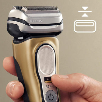 Braun 9 Pro Rechargeable Men's Electric Shaver - Gold - 6
