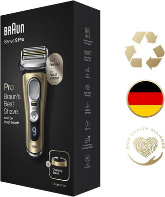 Braun 9 Pro Rechargeable Men's Electric Shaver - Gold - 8