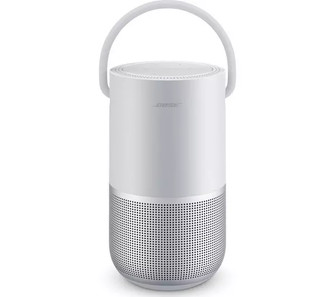 BOSE Portable Wireless Multi-room Home Smart Speaker with Google Assistant & Amazon Alexa - Silver - 1