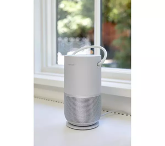 BOSE Portable Wireless Multi-room Home Smart Speaker with Google Assistant & Amazon Alexa - Silver - 8