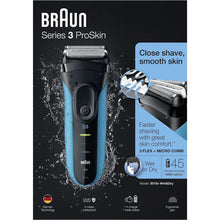 Braun Series 3 ProSkin Electric Shaver, Electric Razor for Men With Precision Head, Cordless, Wet & Dry, Black/Blue Razor - 1