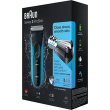 Braun Series 3 ProSkin Electric Shaver, Electric Razor for Men With Precision Head, Cordless, Wet & Dry, Black/Blue Razor - 4