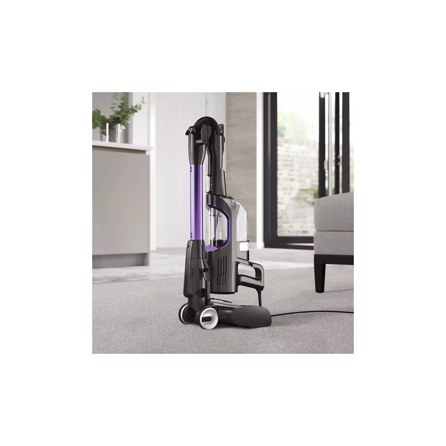 Shark [HZ500UK] Corded Stick Vacuum Cleaner Anti Hair Wrap [Purple] - 4