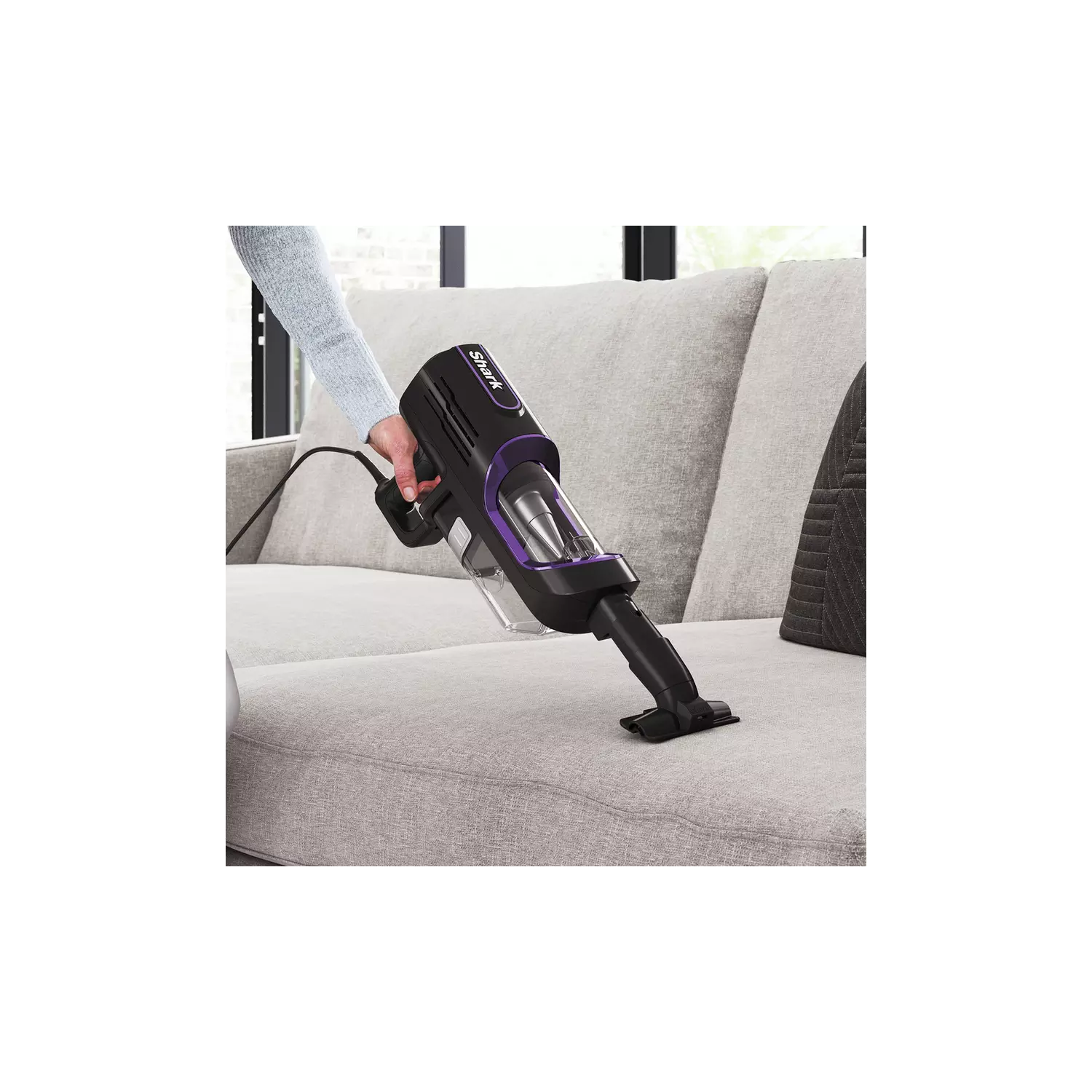 Shark [HZ500UK] Corded Stick Vacuum Cleaner Anti Hair Wrap [Purple] - 7