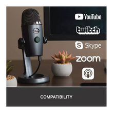 Blue Yeti Nano Streaming Gaming Podcast PC Microphone - Grey - 9