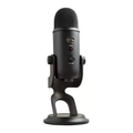 Logitech Blue Yeti USB Microphone for PC, Mac, Gaming, Recording, Streaming, Podcasting, Studio and Computer Condenser Mic with Blue VO!CE effects, 4 Pickup Patterns, Plug and Play – Black - 1