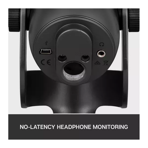 Logitech Blue Yeti USB Microphone for PC, Mac, Gaming, Recording, Streaming, Podcasting, Studio and Computer Condenser Mic with Blue VO!CE effects, 4 Pickup Patterns, Plug and Play – Black - 4