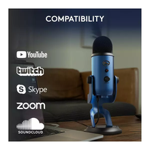 Blue Yeti USB Microphone for PC, Mac, Gaming, Recording, Streaming, Podcasting, Studio and Computer Condenser Mic with Blue VO!CE effects, 4 Pickup Patterns, Plug and Play – Blue - 7