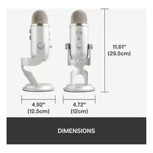 Yeti Blue USB Streaming Microphone - Silver, Optimized for Podcasting and Gaming - 9