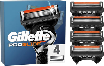 Gillette ProGlide Razor Blades Men, Pack of 4 Razor Blade Refills with Precision Trimmer, 5 Anti-Friction Blades - 1