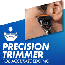 Gillette ProGlide Razor Blades Men, Pack of 4 Razor Blade Refills with Precision Trimmer, 5 Anti-Friction Blades - 5