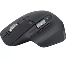 Logitech MX Master 3S - Wireless Performance Mouse with Ultra-Fast Scrolling, Ergonomic, 8K DPI, Glass Tracking, Silent Clicks, USB-C, Bluetooth, Windows, Linux, Chrome - Dark Gray - 1