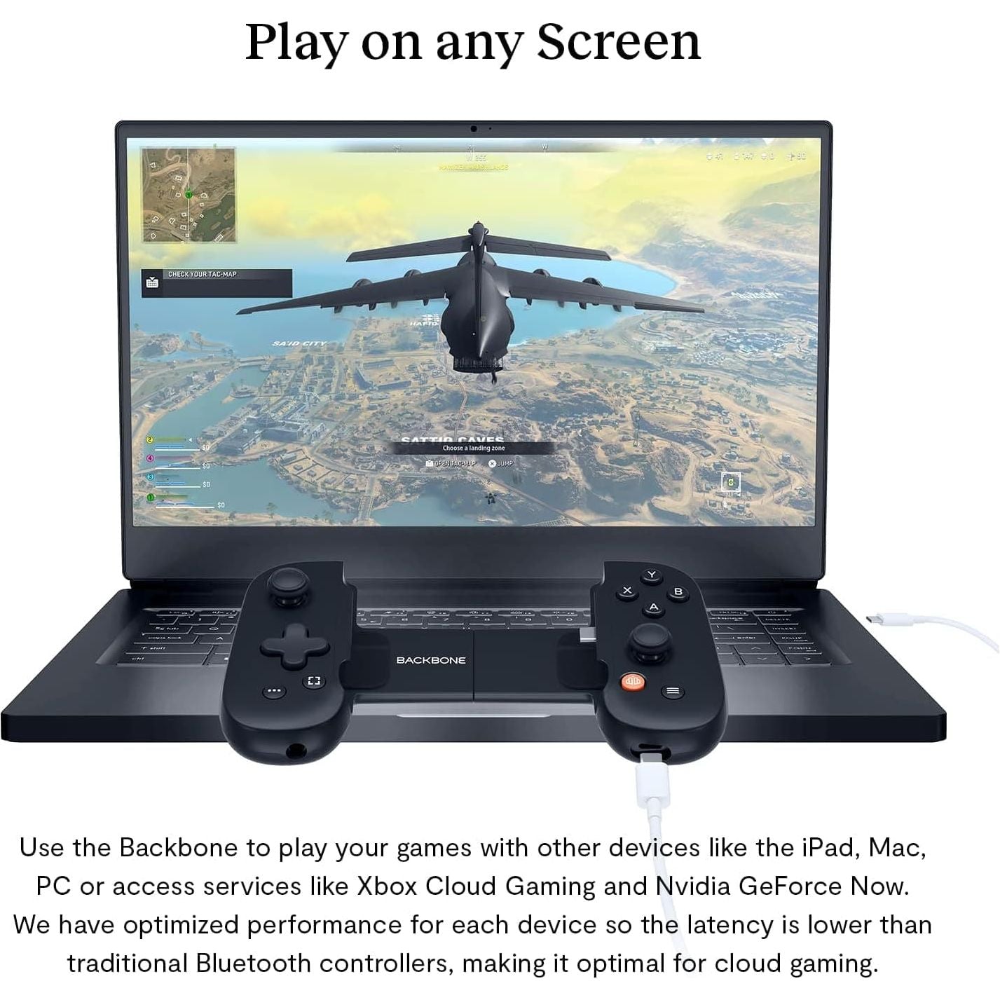BACKBONE One Mobile Gaming Controller for Android (USB-C) - Xbox Edition - Turn Your Phone into a Gaming Console - Black - 3