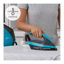 MORPHY RICHARDS Speed Steam Pro Intellitemp 332103 Steam Generator Iron - Black & Teal - 3