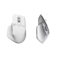 Logitech MX Master 3S for Mac - Wireless Bluetooth Mouse with Ultra-fast Scrolling, Ergo, 8K DPI, Quiet Clicks, Track on Glass, Customisation, USB-C, Apple, iPad - Pale Grey - 6