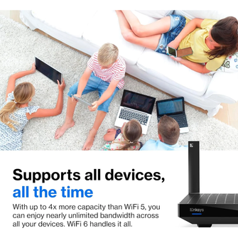 Linksys Hydra 6 Dual Band Mesh WiFi 6 Router (AX3000) - Wireless Gaming Router With Up To 3.0 Gbps Speed - 3